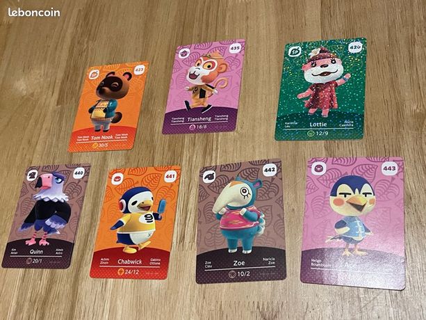 Carte Amiibo Officielle Animal Crossing - Tiansheng Série 5 - Neuf Ouverte (jamais Utilisée)