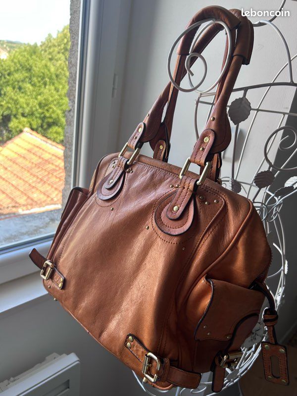 Sac à main Chloé en cuir camel (image 11)