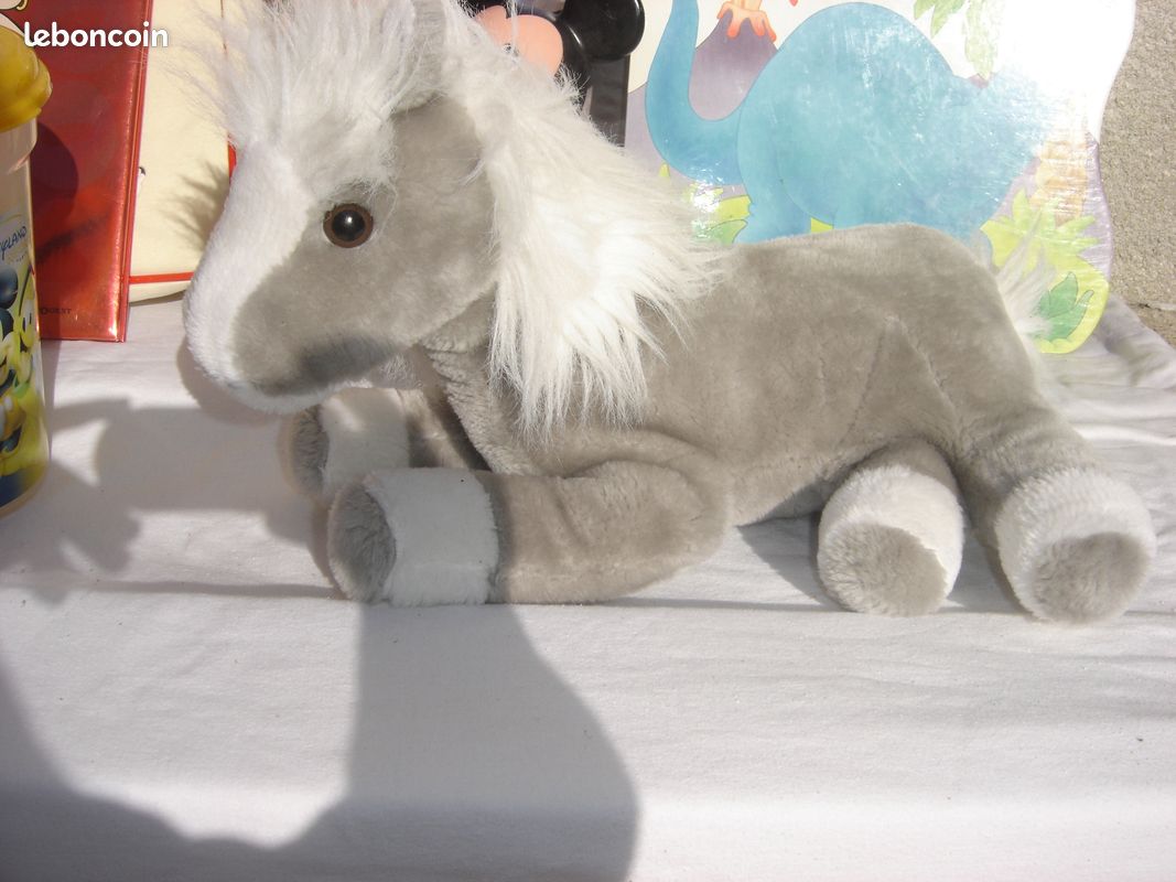 Joli CHEVAL Doudou peluche 40 cm EN TBE - zip45 (image 3)