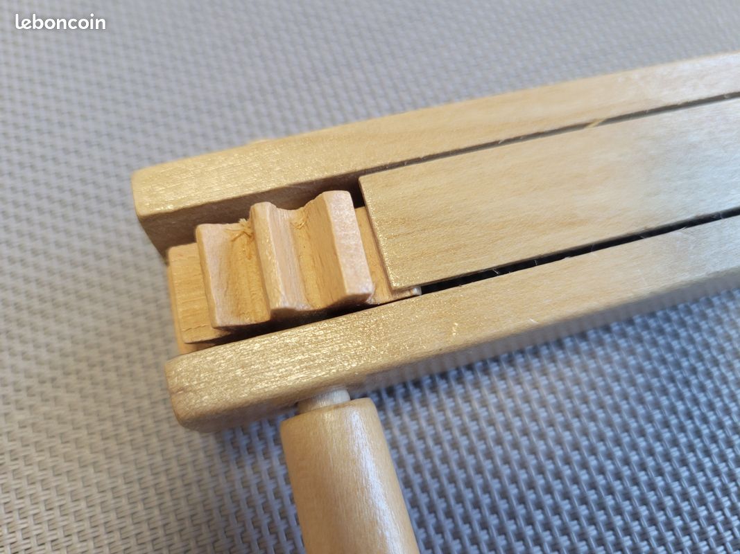 Crécelle en bois poli pour enfants, parents, éducation mus (image 5)