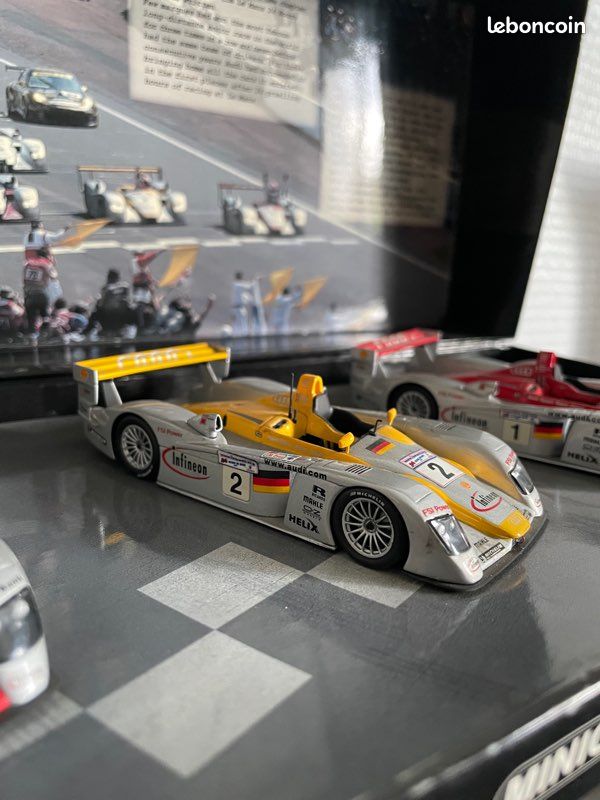 Coffret Audi R8 24h Du Mans 2002 Minichamps - Collection