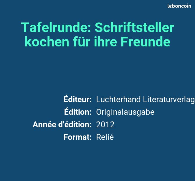 Tafelrunde: Schriftsteller kochen für ihre Freunde (image 2)