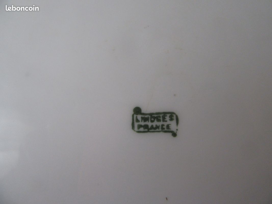 Assiette plate limoge france (image 2)