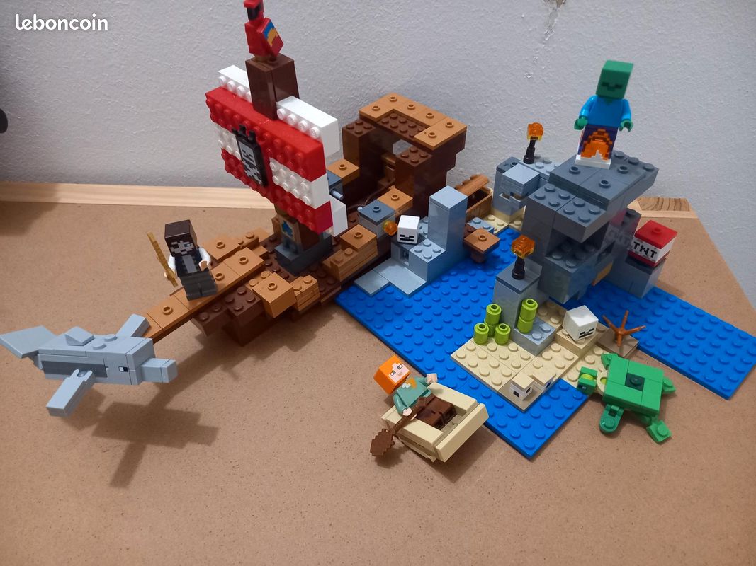 LEGO minecraft, L'aventure du bateau pirate (image 1)