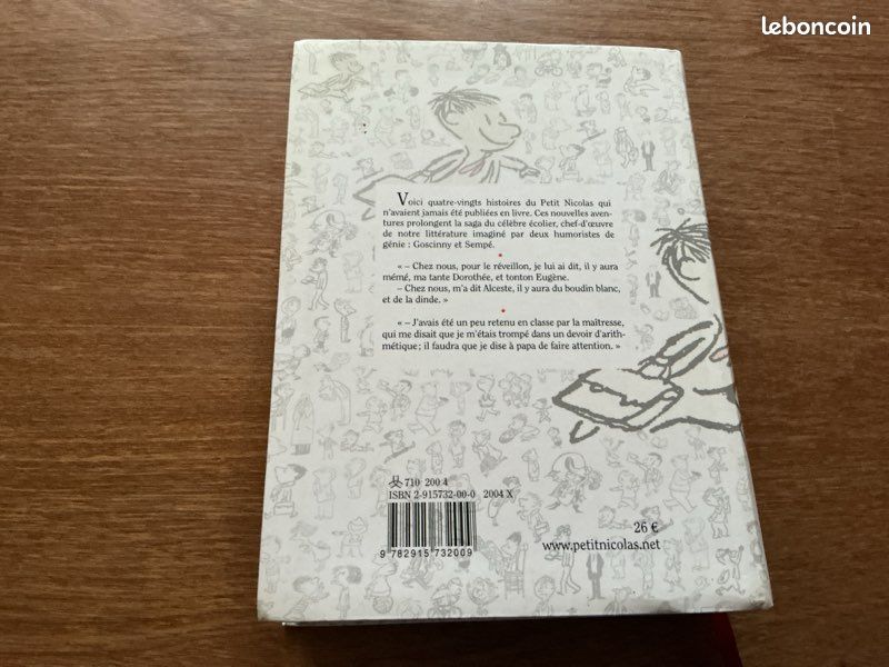 Livre histoires inédites du PETIT NICOLAS GOSCINNY ET SEMPE (image 2)