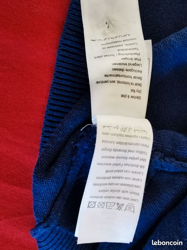 Gilet manches longues bleu 6 ans Vertbaudet (image 9)