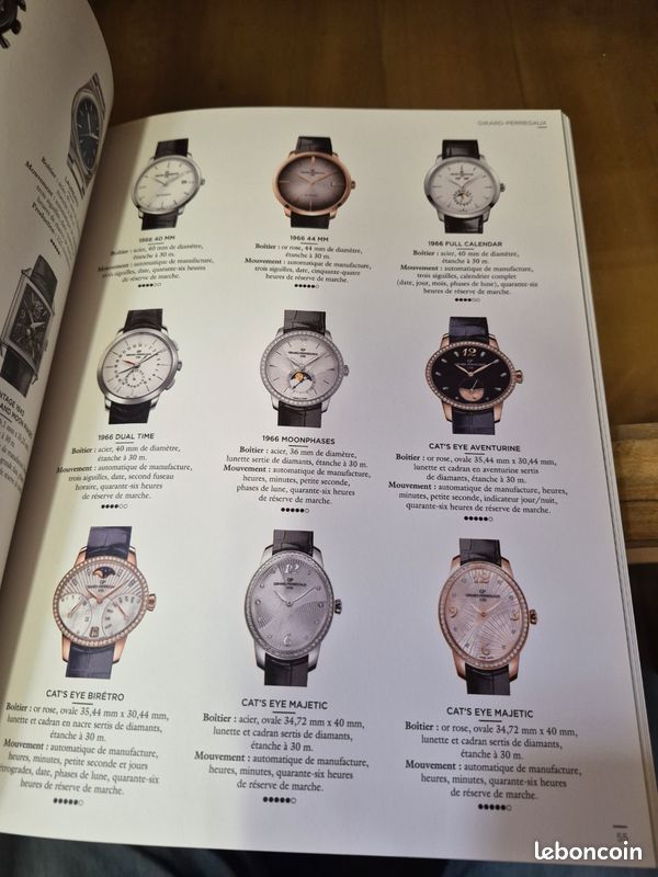 Horlogerie , Livre Documentation Référence Fourniture Mouvement Montre