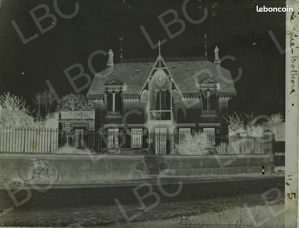 Lot De 4 Plaques De Verre Stéréo Anciennes - Le Puy En Velay, Années 1900-1939