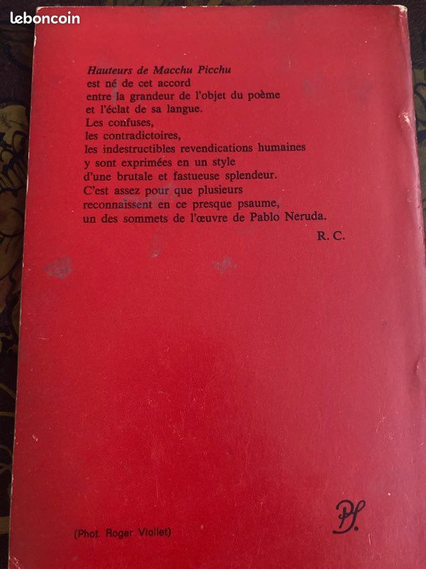 Neruda Hauteurs du Machu Pichu (image 2)