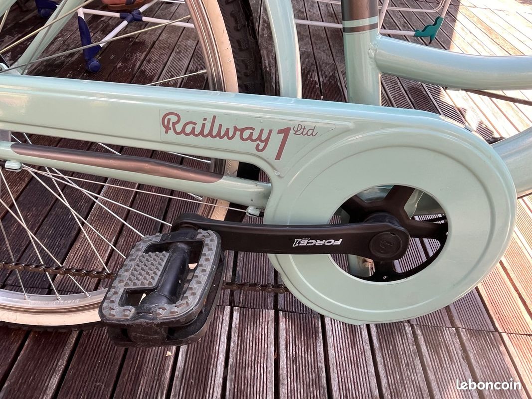 Vélo De Ville Scrapper Railway 1 LTD Vintage - Bleu, 28 Pouces, 6 Vitesses