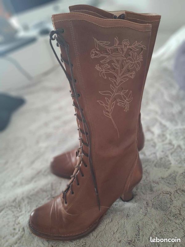 Bottes En Cuir Premium Black Rooster - Taille 10.5, Marron Tabac Suédé - Neuf En Boîte