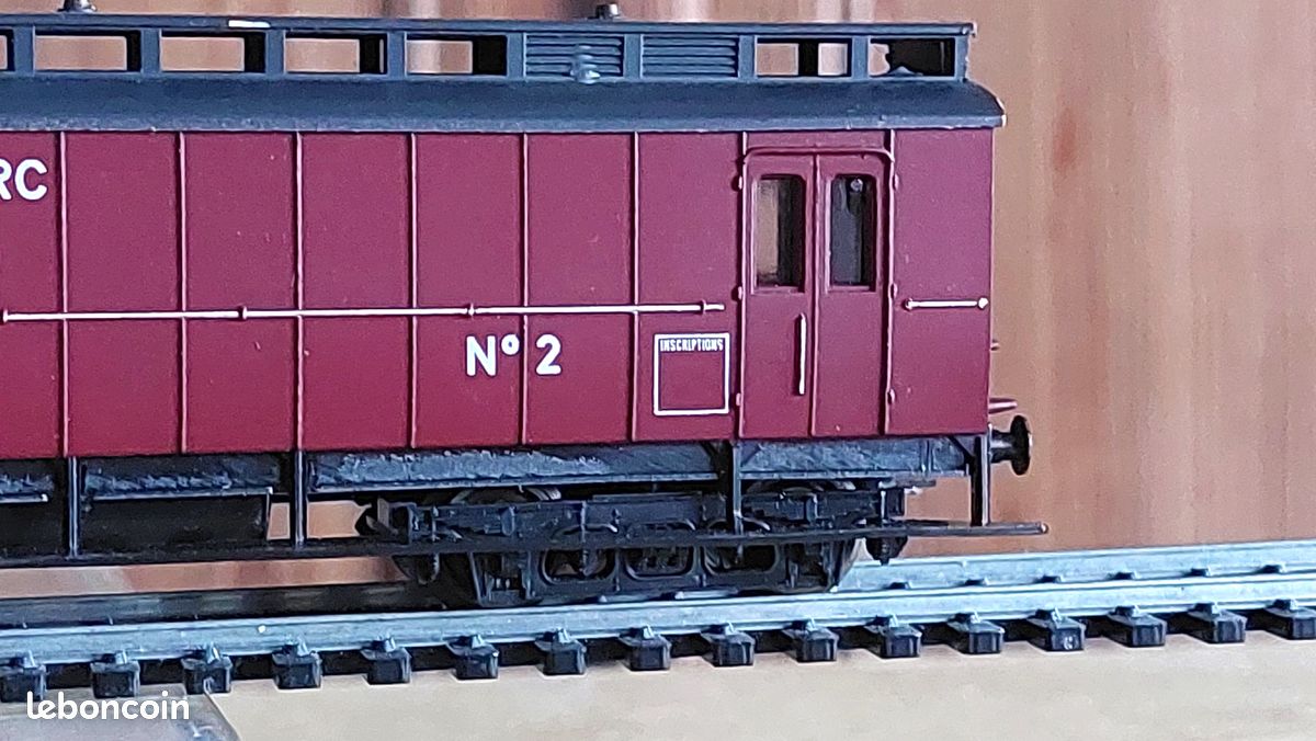 Ancien Fourgon PMP SNCF époque 3 Vert Longueur 13,5 Cm Réf 565 Boîte LILIPUT D’origine état Bel