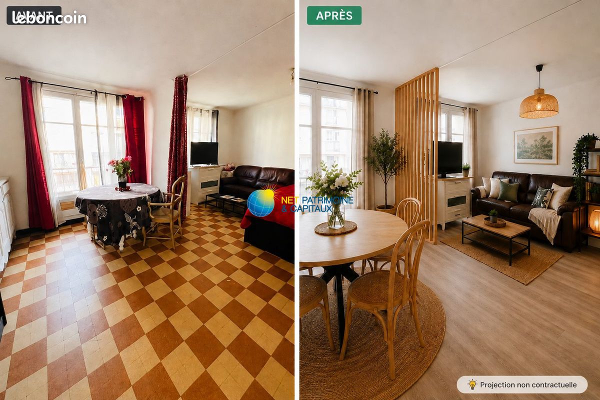 Appartement 3 pièces 71 m² · à Marseille · 71 m² · 223 000 €