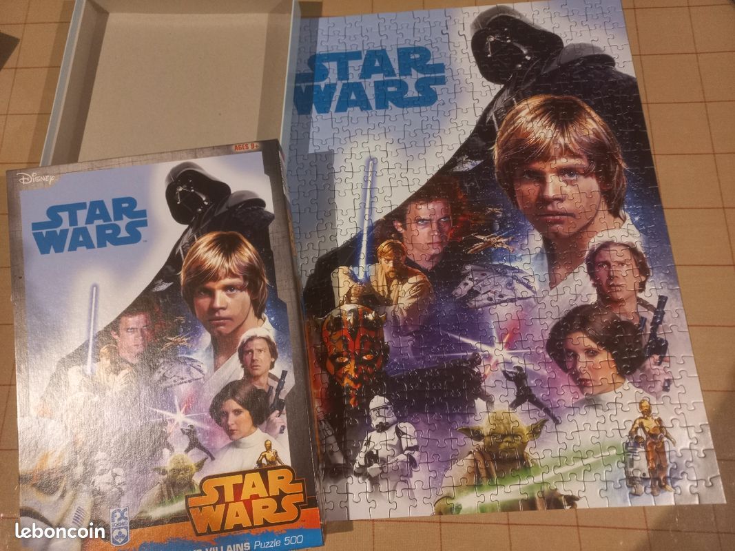Puzzle Star Wars Heroes vs Villains Schmid 500 pièces 
8 ans et +
36 × 49 cm
🏠 non 🚬 , sans (image 3)