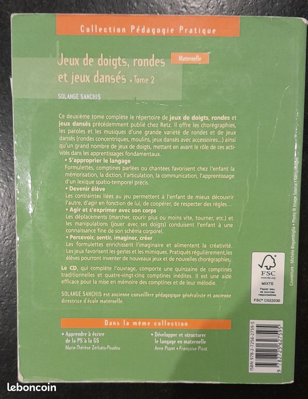 Jeux de doigts, rondes et jeux dansés. Tome 2 (image 2)