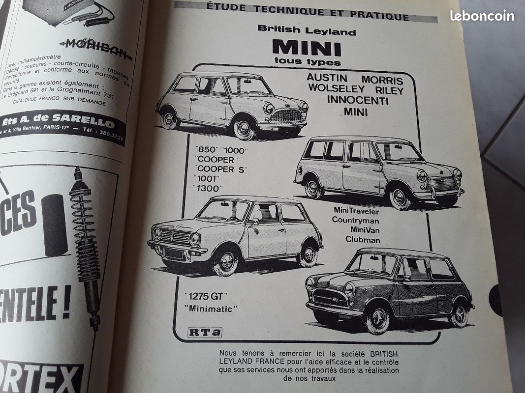 Revue technique très bon état MINI TOUS TYPES (image 2)