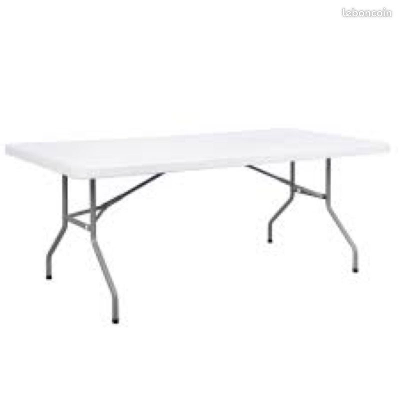 Vente table rectangle pliante (image 1)