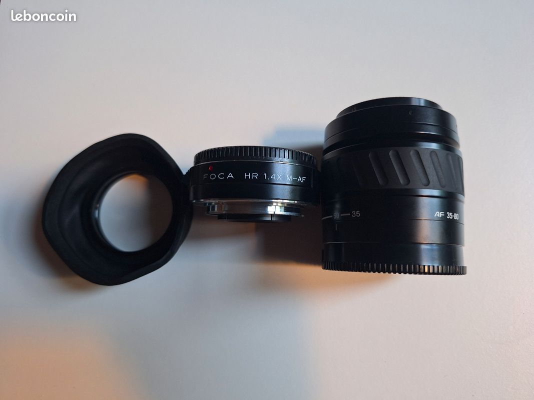 Objectif doubleur de focale et pare-soleil Minolta (image 2)