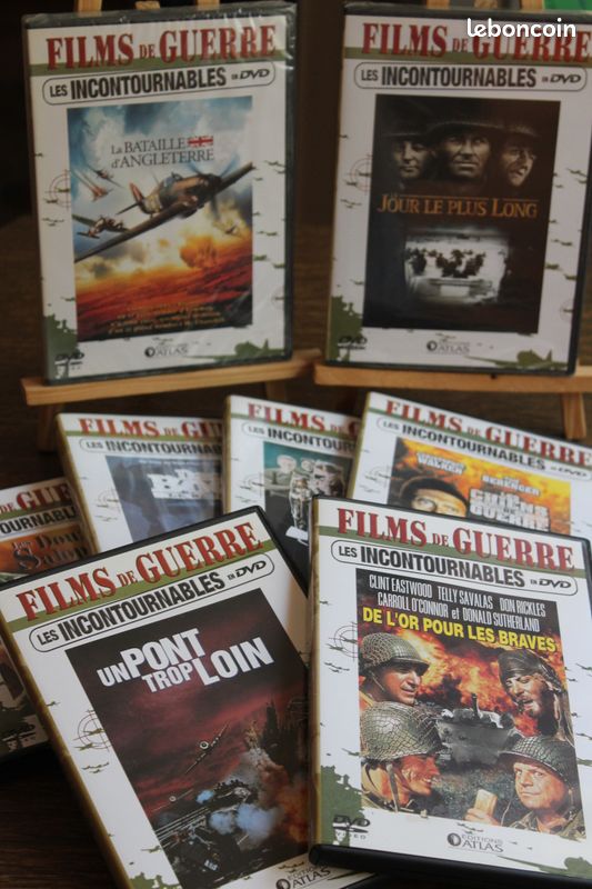 Lot de DVD 8 films de guerre "Les incontournables" Editions ATlas (image 2)