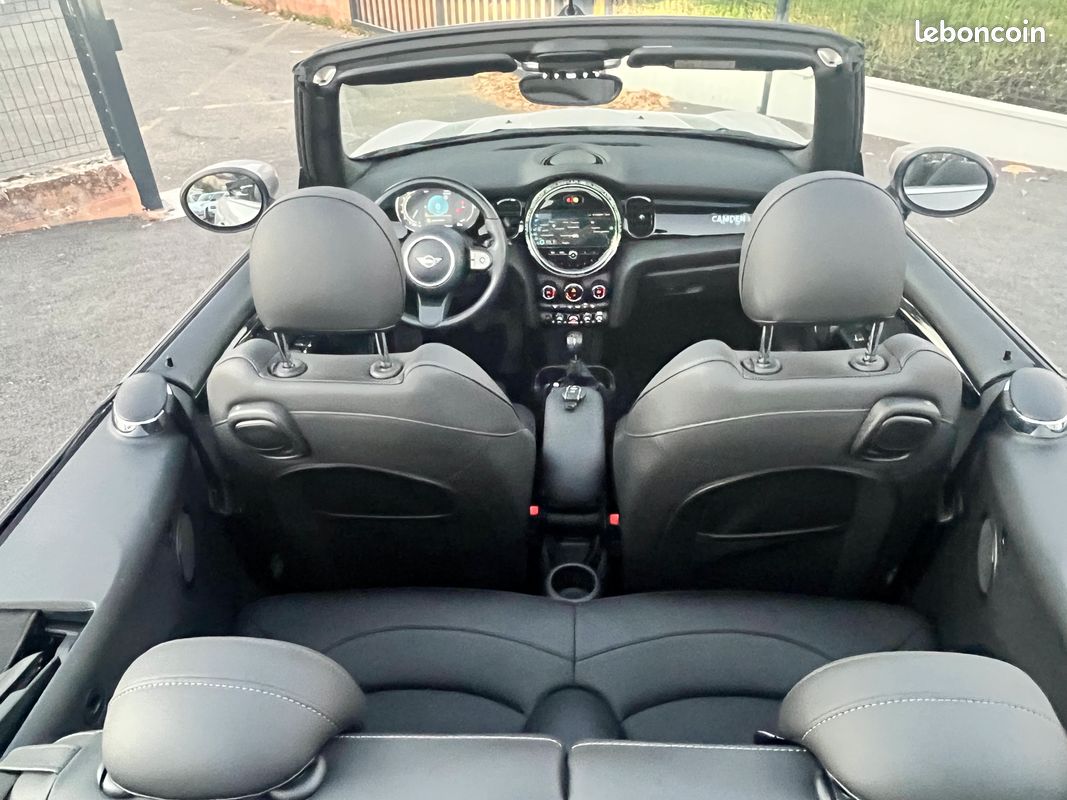 Mini cabriolet one 102 ch edition camden bvm6 - gps - apple carplay android auto - jantes alu 17" – demarrage sans cle - phares full led – radars arr – bandes capot noires... (image 3)