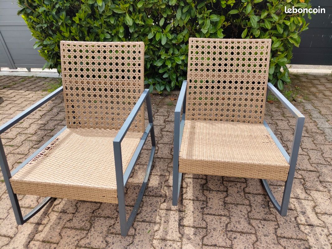 2 Fauteuils à bascule d'extérieur- dernière chance (image 1)