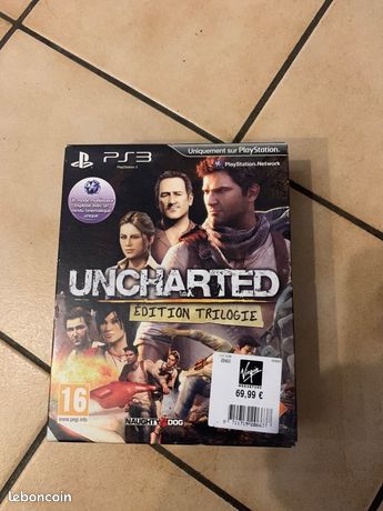 Jeu Uncharted Trilogy Edition PS3 - Complet, Très Bon état, Région Libre