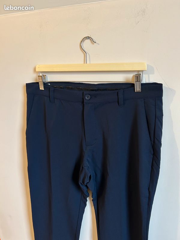 Pantalon de golf hiver Homme CW500 bleu marine Vêtements