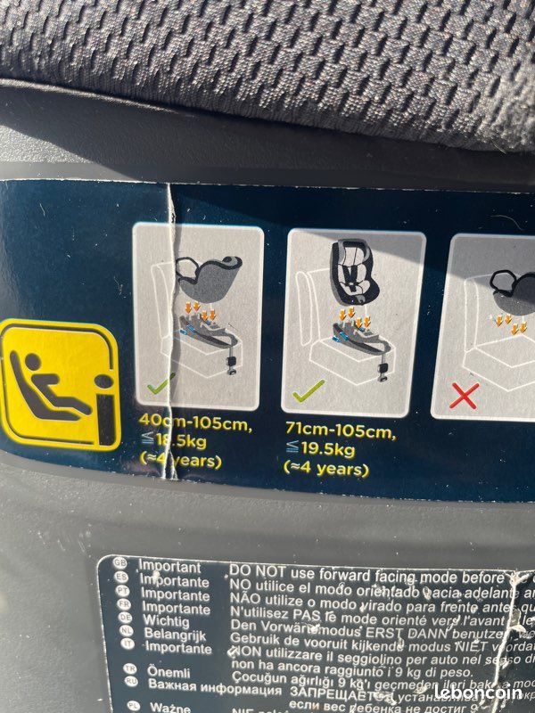 Siège auto bébé isofix de la naissance à 105cm i-anchorFix de Joie (image 6)