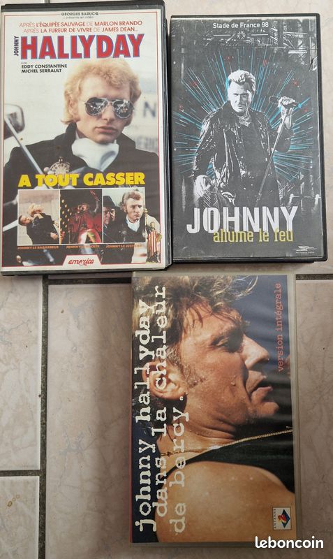 Cassette VHS Johnny Hallyday (image 1)