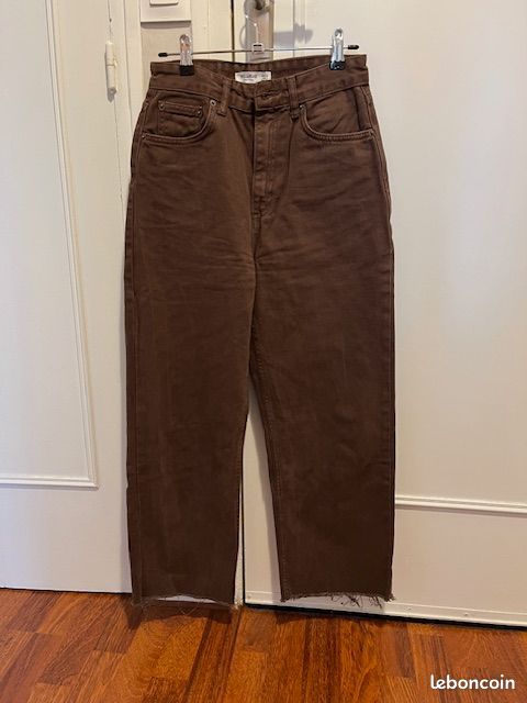 Jean droit jambes larges Pull&Bear 36 (image 1)