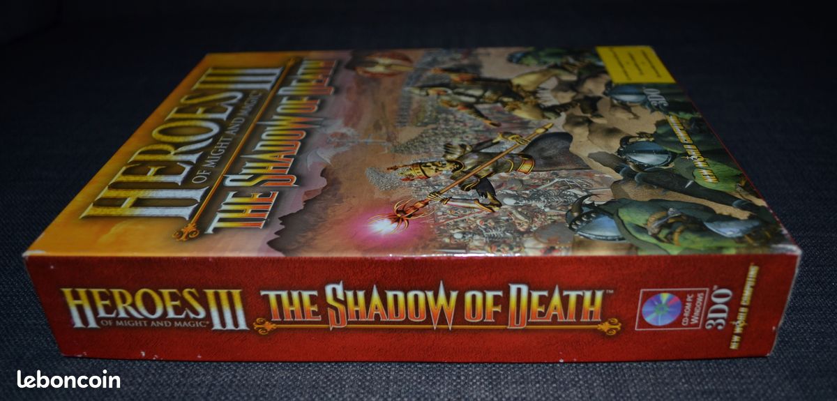 Jeu PC Heroes Of Might And Magic III The Shadow Of Death - Big Box - Complet FR