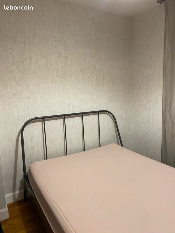 Cadre de lit KOPARDAL (IKEA) + Sommier LEIRSUND (IKEA) - matelas si besoin (image 1)