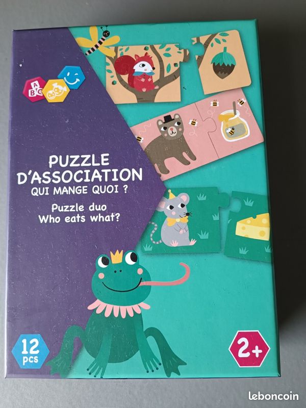 Puzzle d'association qui mange quoi (image 1)