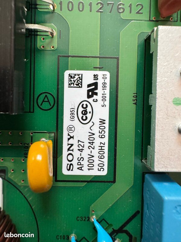 Carte alimentation Tv SONY OLED AG9 (image 3)