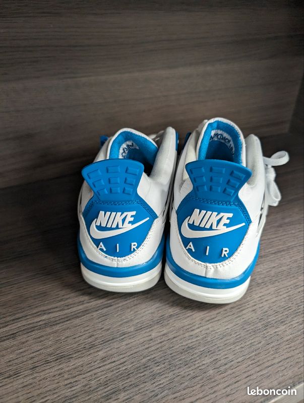 Jordan Air 4 Bleu & Blanc (image 2)