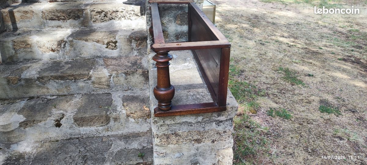 Buffet Vaisselier ancien 2 corps merisier (image 14)