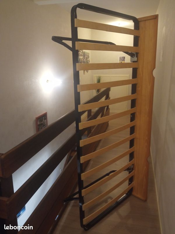 Sommier à lattes et matelas une personne (image 2)