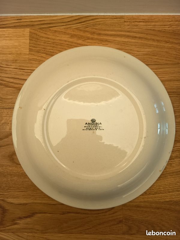Assiette "Andina Ecuador" : diamètre 25cm/hauteur 3cm (image 2)