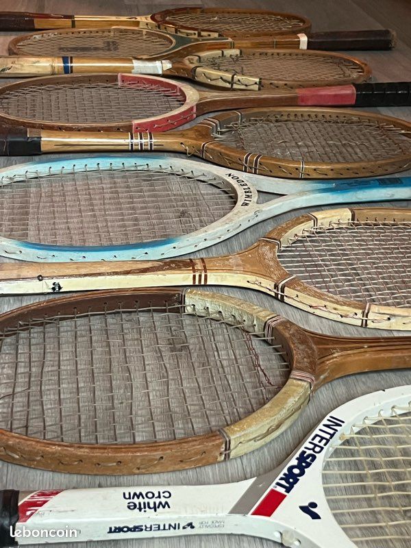 Raquette Paddle Vintage Bois Spalding – Modèle 54-445, Fabriqué Au Japon