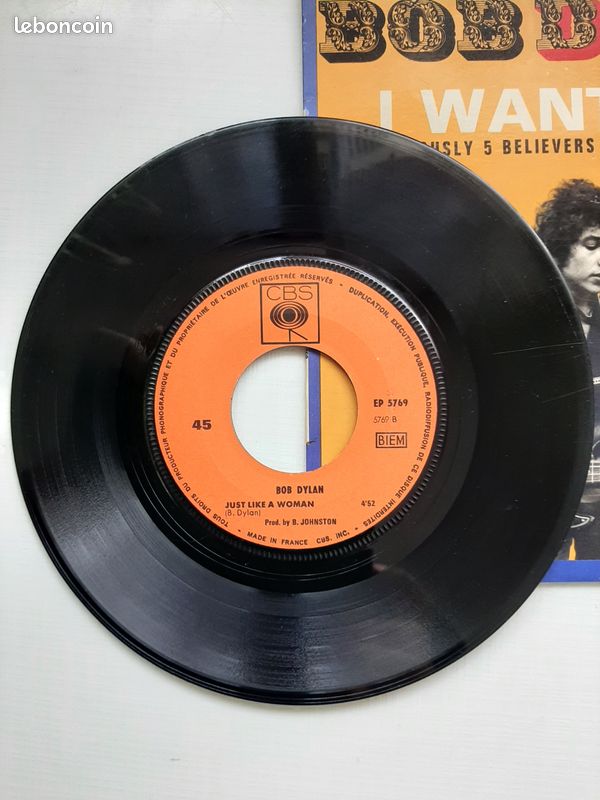 EP 1966 : Bob Dylan - I Want You - CBS 5769 (image 5)