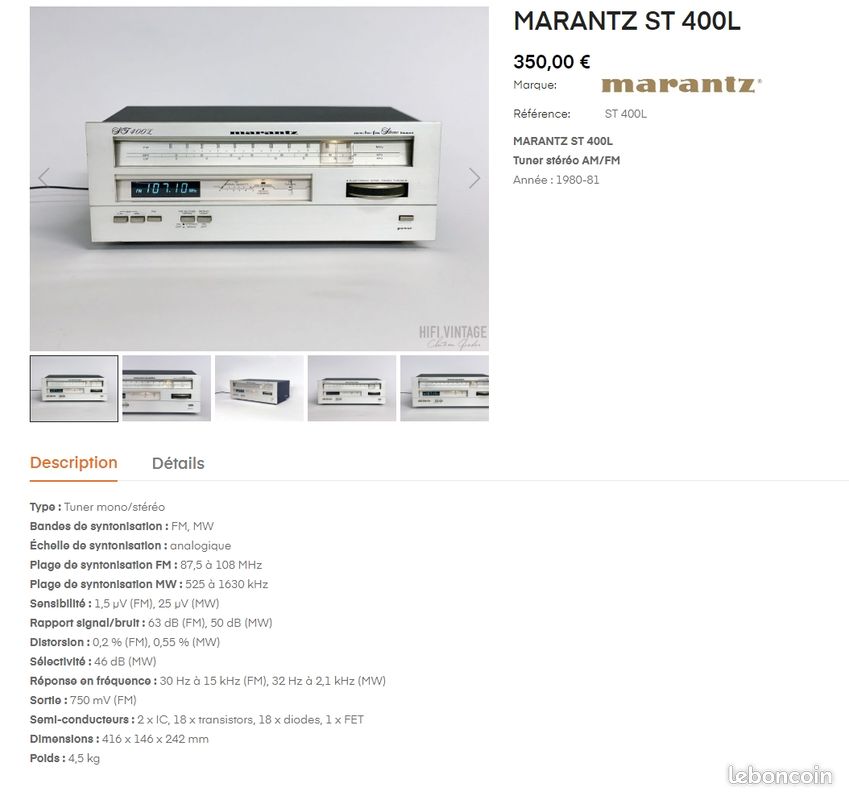 Empli marantz st 400 L (image 1)
