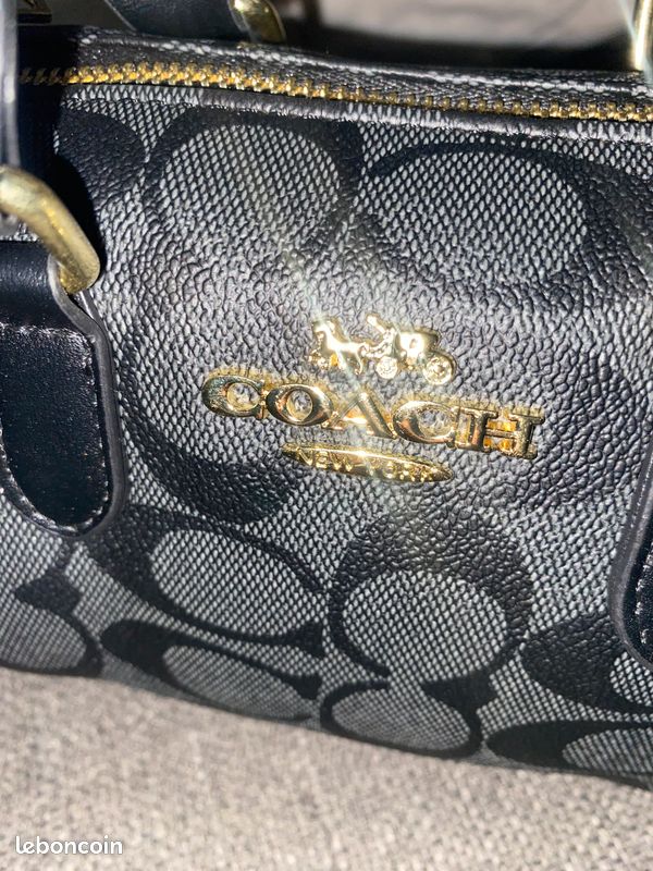 Sac noir coach (image 3)