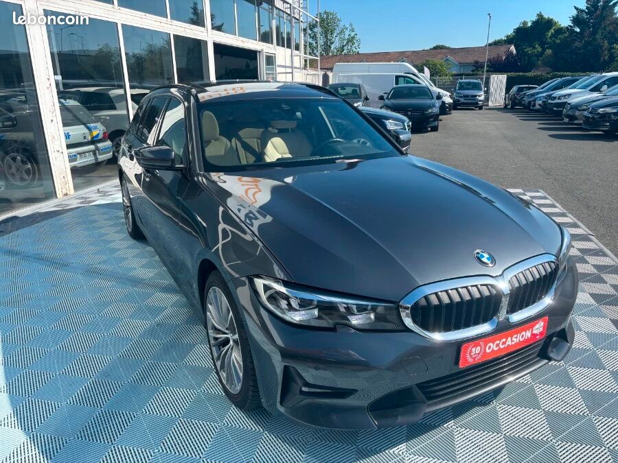 BMW Série 3 Touring (G20) 320DA 163 BVA8 PACK Sièges Sport TOE JA18 Hifi Key Less 1ère Main (image 2)