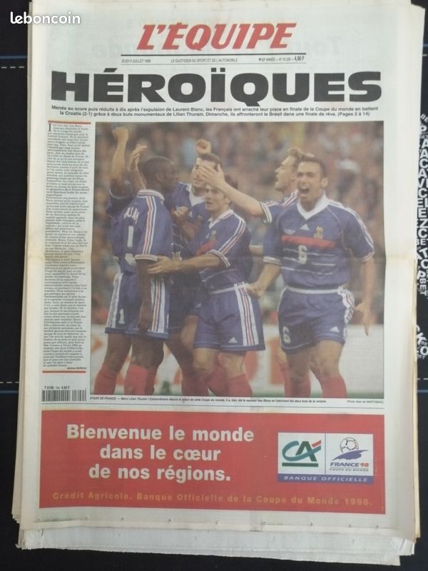 vidéo : Générique Coupe du monde 98 - Canal Plus (1998