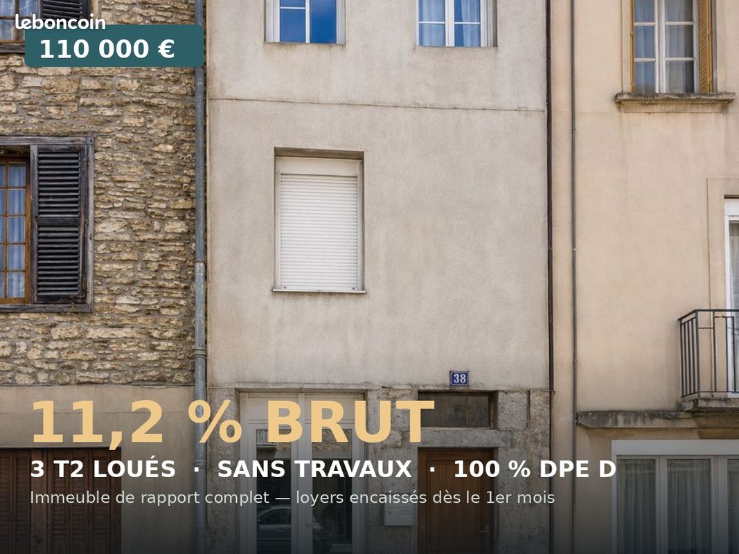 Immeuble 6 pièces 86 m² · à Salins-les-Bains · 86 m² · 110 000 €