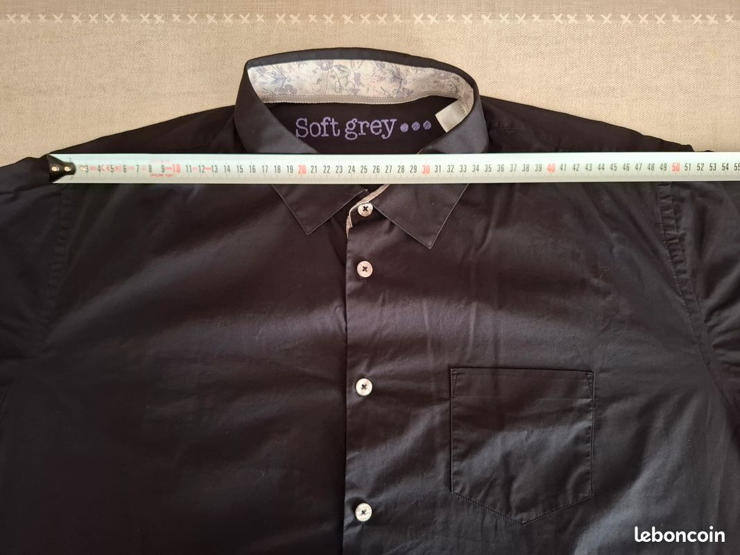 Chemise noire - Taille 47/48 (image 4)