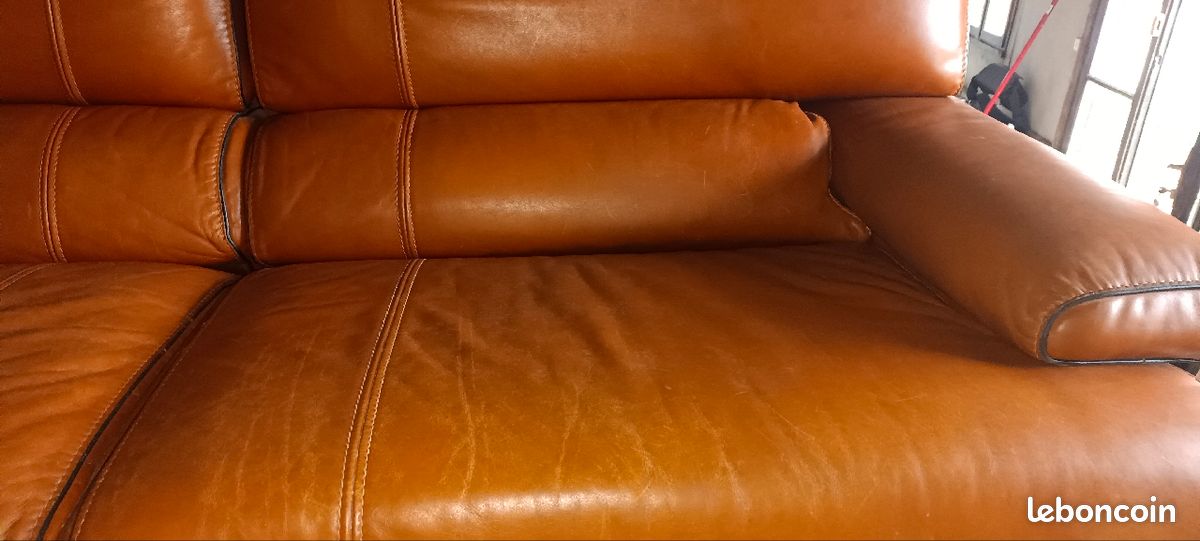 Canapé cuir (image 3)