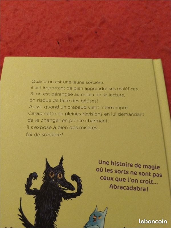 Livre Mac Donald's carabinettes la petite sorcière qui n'en fait qu'à sa tête (image 3)