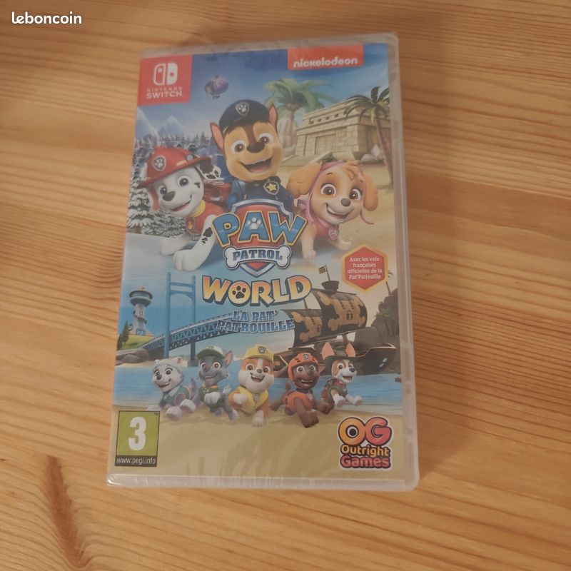 Jeux switch paw patrol WORLD NEUF (image 1)