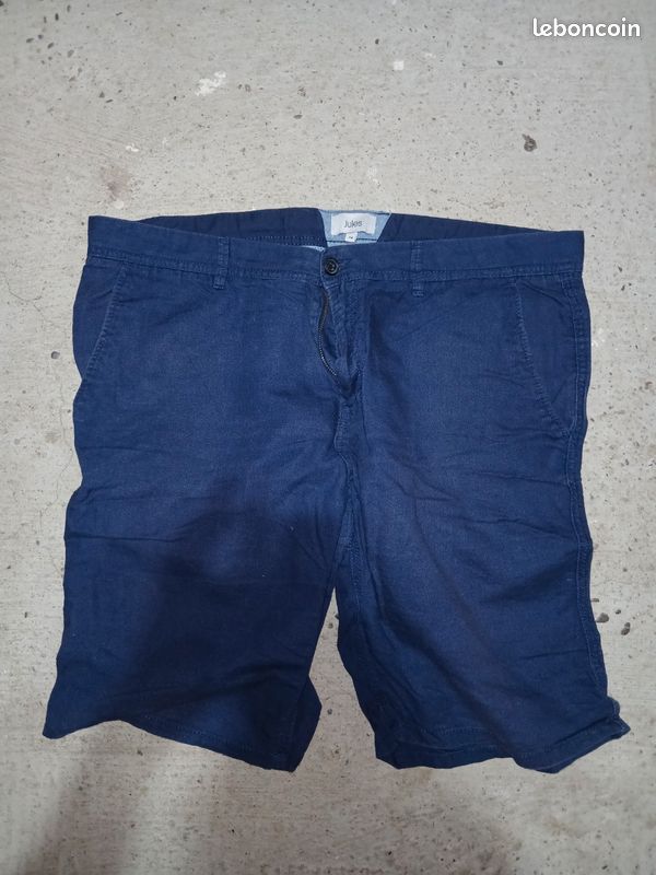Short bleu marine Jules (image 1)